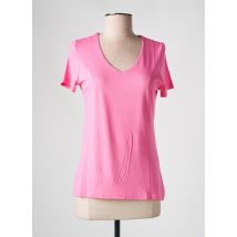LES BONHEURS DE SOPHIE - T-shirt rose en viscose - Femme - Taille 36 - Modz