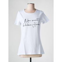 LES BONHEURS DE SOPHIE - T-shirt blanc en coton - Femme - Taille 38 - Modz
