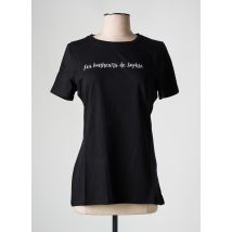 LES BONHEURS DE SOPHIE - T-shirt noir en coton - Femme - Taille 40 - Modz