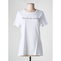 LES BONHEURS DE SOPHIE - T-shirt blanc en coton - Femme - Taille 40 - Modz