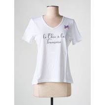 LES BONHEURS DE SOPHIE - T-shirt blanc en coton - Femme - Taille 40 - Modz