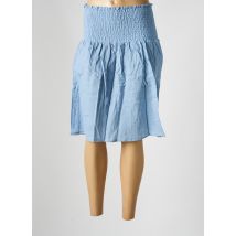 LES BONHEURS DE SOPHIE - Jupe mi-longue bleu en coton - Femme - Taille TU - Modz