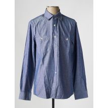 DEFACTO - Chemise manches longues bleu en coton - Homme - Taille S - Modz