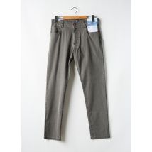 M5 BY MEYER - Jeans coupe slim marron en coton - Homme - Taille TU - Modz