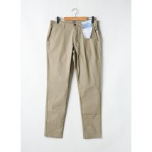 M5 BY MEYER - Pantalon chino marron en coton - Homme - Taille TU - Modz
