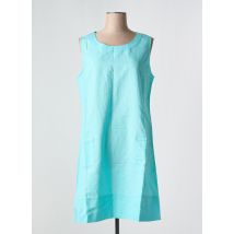 ESPRIT DE LA MER - Robe mi-longue bleu en lin - Femme - Taille 44 - Modz
