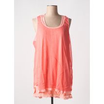 TOO K BIS - Tunique sans manche orange en polyester - Femme - Taille 44 - Modz