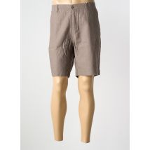 ESPRIT DE LA MER - Bermuda marron en ramie - Homme - Taille 46 - Modz