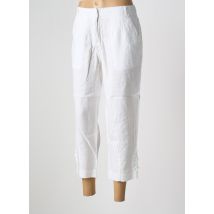 ROYAL COMPAGNIE - Pantalon 7/8 blanc en lin - Femme - Taille 44 - Modz