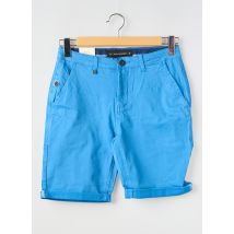 BENSON & CHERRY - Bermuda bleu en coton - Homme - Taille 38 - Modz