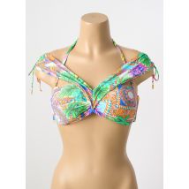 LULI FAMA - Haut de maillot de bain vert en polyamide - Femme - Taille 36 - Modz