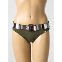 GRAIN DE MALICE - Bas de maillot de bain vert en polyamide - Femme - Taille 38 - Modz