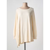 SEMIOLOGY - Pull tunique beige en viscose - Femme - Taille 42 - Modz