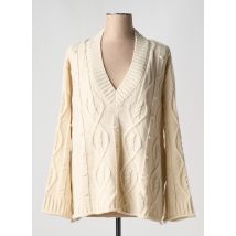 MAT. - Pull beige en acrylique - Femme - Taille 46 - Modz