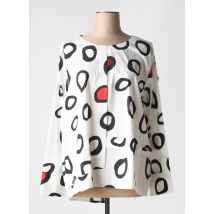 K - Blouse blanc en coton - Femme - Taille 42 - Modz