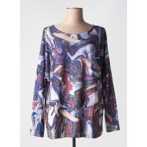 COULEURS DU TEMPS - Pull bleu en viscose - Femme - Taille 44 - Modz