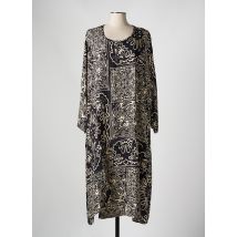 G!OZE - Robe mi-longue noir en viscose - Femme - Taille 54 - Modz