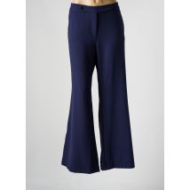 SEMIOLOGY - Pantalon flare bleu en polyester - Femme - Taille 48 - Modz