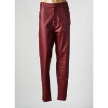S.QUISE - Pantalon slim rouge en viscose - Femme - Taille 52 - Modz