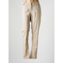 JENSEN - Pantalon slim beige en coton - Femme - Taille 48 - Modz