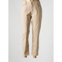 JENSEN - Jeans coupe slim beige en coton - Femme - Taille 46 - Modz