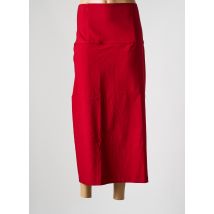 SOPHIA CURVY - Jupe longue rouge en viscose - Femme - Taille 50 - Modz