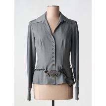 VERTIGO - Chemisier gris en polyester - Femme - Taille 38 - Modz