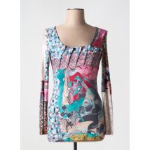 SAVE THE QUEEN - T-shirt bleu en viscose - Femme - Taille 42 - Modz