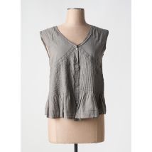 BANDE ORIGINALE - Chemisier gris en coton - Femme - Taille 40 - Modz