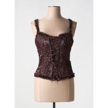 EMPHASIS - Corset marron en polyamide - Femme - Taille 40 - Modz