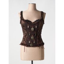 EMPHASIS - Corset marron en polyamide - Femme - Taille 40 - Modz