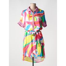 MADEMOISELLE SANS GÊNE - Robe courte rose en viscose - Femme - Taille 38 - Modz