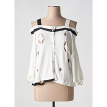 ELISA CAVALETTI - Chemisier beige en viscose - Femme - Taille 42 - Modz