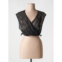 ROSA ROSAM - Top noir en lin - Femme - Taille 46 - Modz