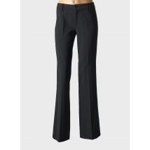 VERTIGO - Pantalon flare noir en polyester - Femme - Taille 38 - Modz