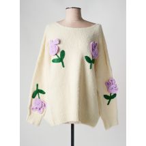 GINETTE MIAMI - Pull beige en polyester - Femme - Taille TU - Modz