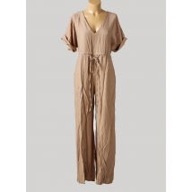 FASHION - Combi-pantalon beige en viscose - Femme - Taille TU - Modz