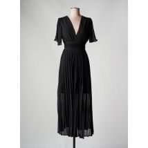 VINTAGE DRESSING - Robe longue noir en polyester - Femme - Taille 38 - Modz