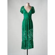 FLAMANT ROSE - Robe longue vert en polyester - Femme - Taille 36 - Modz
