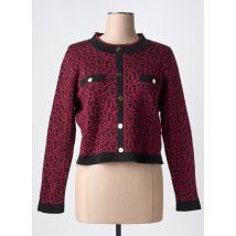 YU & ME - Gilet manches longues rouge en viscose - Femme - Taille 38 - Modz