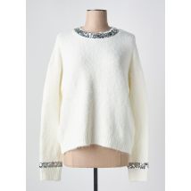 VINTAGE DRESSING - Pull blanc en polyester - Femme - Taille TU - Modz