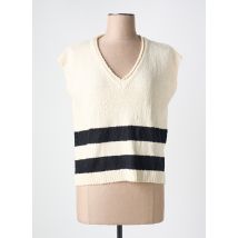 BIANKA - Pull beige en acrylique - Femme - Taille TU - Modz
