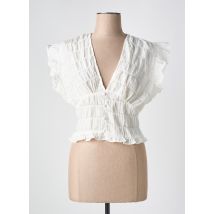KY CREATION - Blouse blanc en viscose - Femme - Taille 42 - Modz