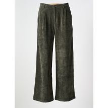 GRACIELA - Pantalon large vert en polyester - Femme - Taille 40 - Modz