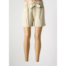 JUBYLEE - Short beige en coton - Femme - Taille 36 - Modz