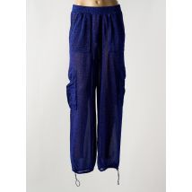 OSÉREE - Pantalon cargo bleu en polyamide - Femme - Taille 36 - Modz