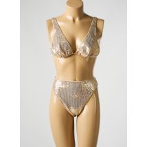 OSÉREE - Maillot de bain 2 pièces or en polyamide - Femme - Taille 40 - Modz