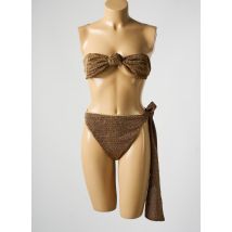 OSÉREE - Maillot de bain 2 pièces or en elasthane - Femme - Taille 40 - Modz