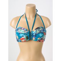 PAIN DE SUCRE - Haut de maillot de bain bleu en polyamide - Femme - Taille 36 - Modz
