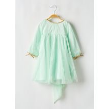 LES PETITS INCLASSABLES - Robe longue vert en polyester - Fille - Taille TU - Modz